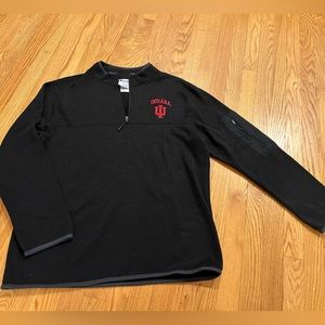 IU Black Quarter Zip. Size L. Barely worn!